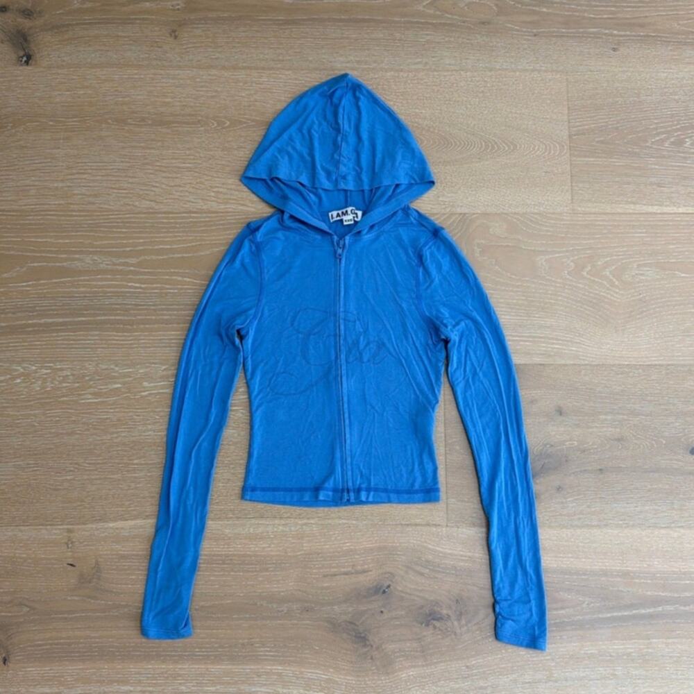 I.AM.GIA Lightweight Hoodie Blare Size XXS Blue
